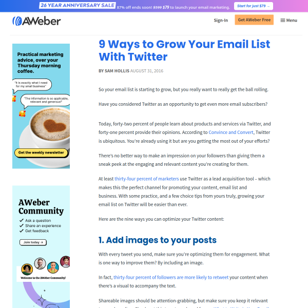 9 Ways to Grow Your Email List With Twitter