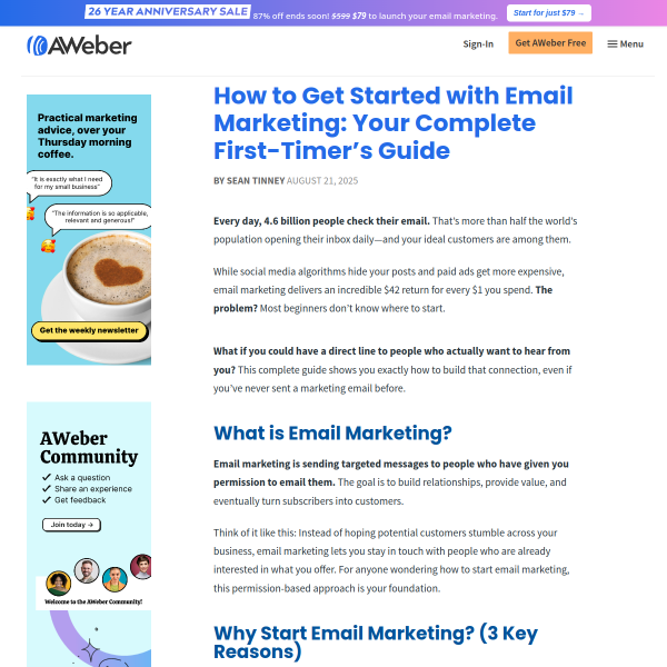How to Get Started with Email Marketing: Your Complete First-Timer’s Guide