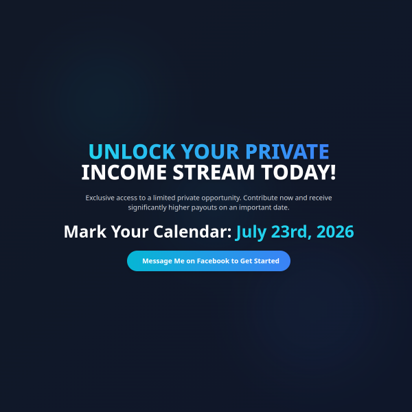 Invitation Only Opportunity