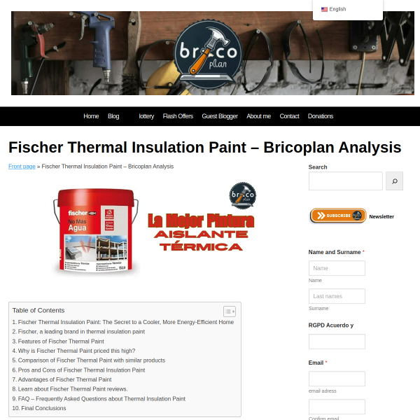Fischer Thermal Insulation Paint – Bricoplan Review