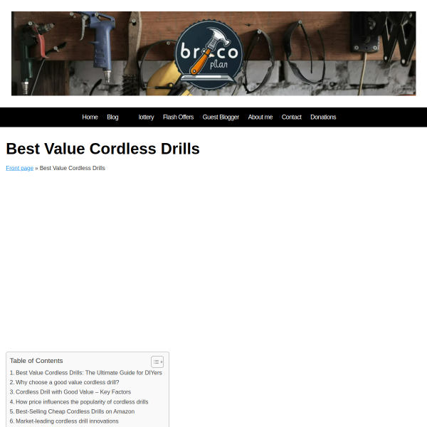 Best Value Cordless Drills