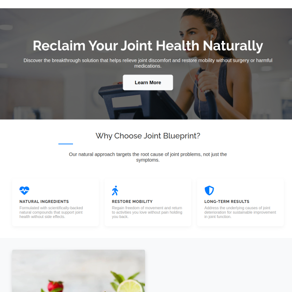 Joint pain relief solution