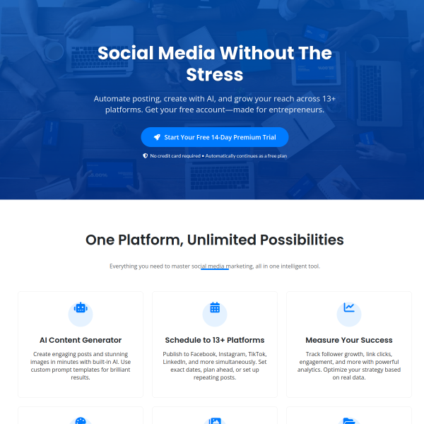 Social media post on automation