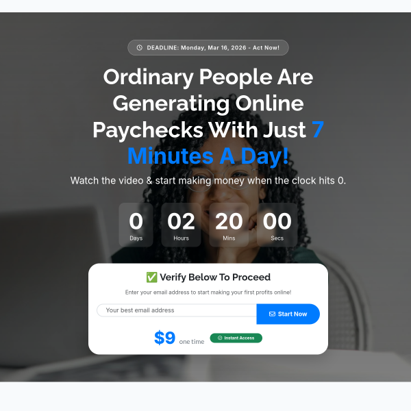 7 minutes to change your income