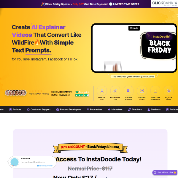 Create Viral AI Explainer Videos in Minutes – Just Type & Publish!