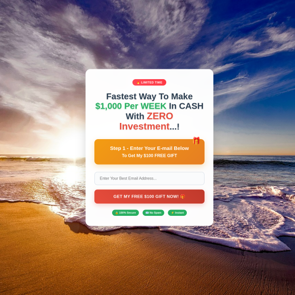 This Weird Little Traffic Generator Quietly Pulled in Over $40k In Just WEEKS...