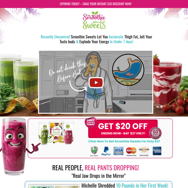 WHAT MAKES THE SMOOTHIE SWEETS DIFFERENT?