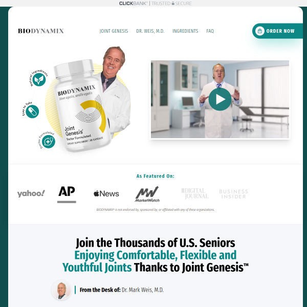 Joint Genesis Joint Health Supplement