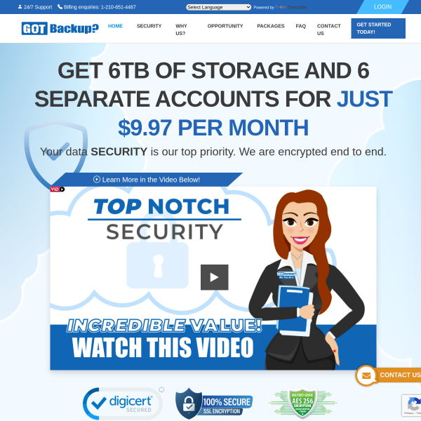 SECURE VIDEO STORAGE THAT PAYS