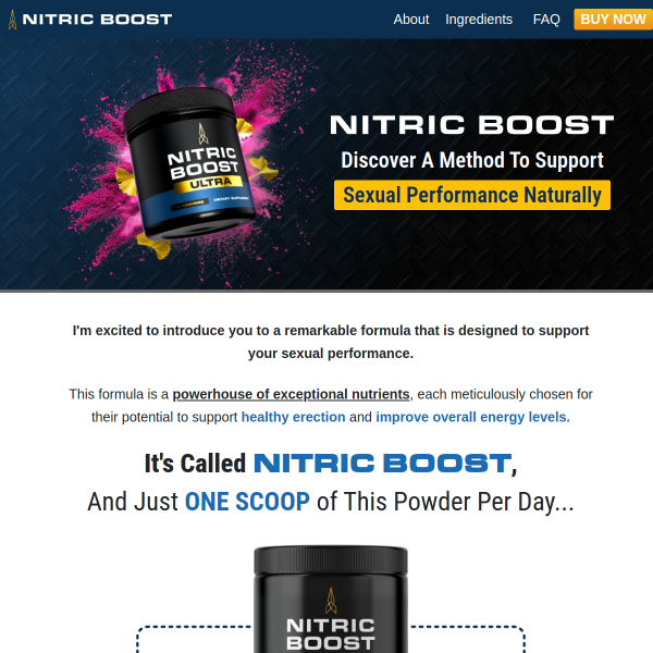 💥 NITRIC BOOST™