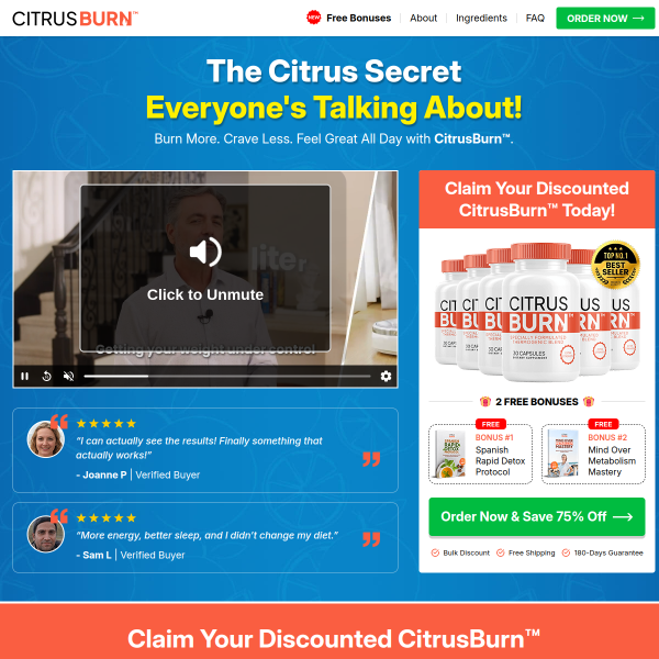 CitrusBurn - HOT New WEIGHT LOSS Supplement