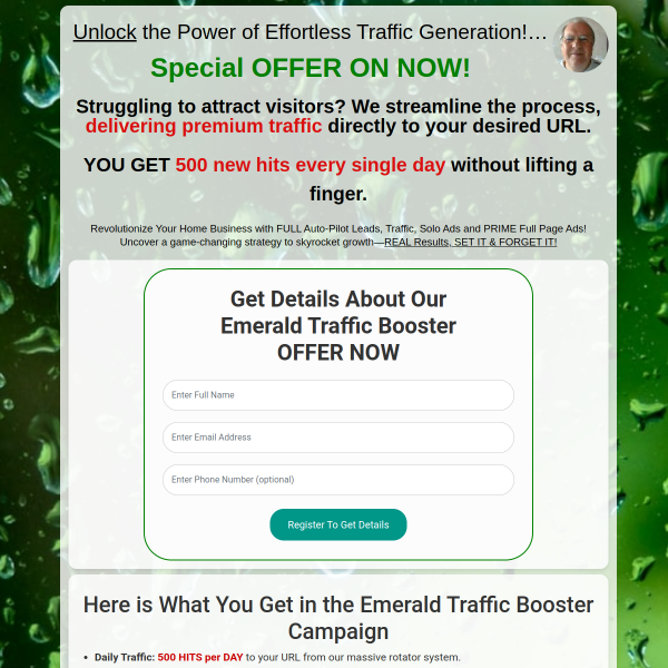 Unlock the Power of Effortless Traffic Generation! Special OFFER ON NOW!