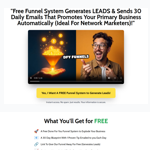 No Cost Funnel System That Builds Your Business on Autopilot