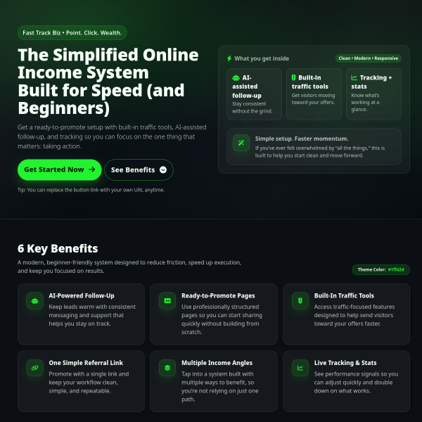 A simpler way to get started online