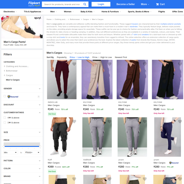 Men's Cargo Pants