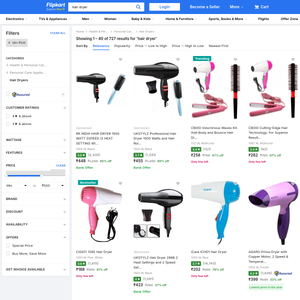 Hair Dryers