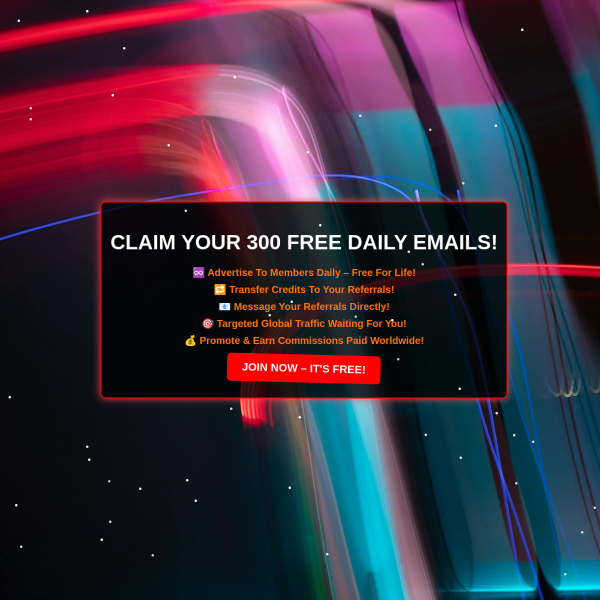 300 Free Emails a Day for LIFE?