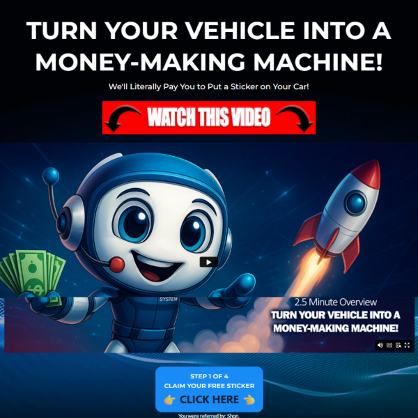 Sparky AI – Sparkysticker: Get Your Free Car Sticker & Earn Money