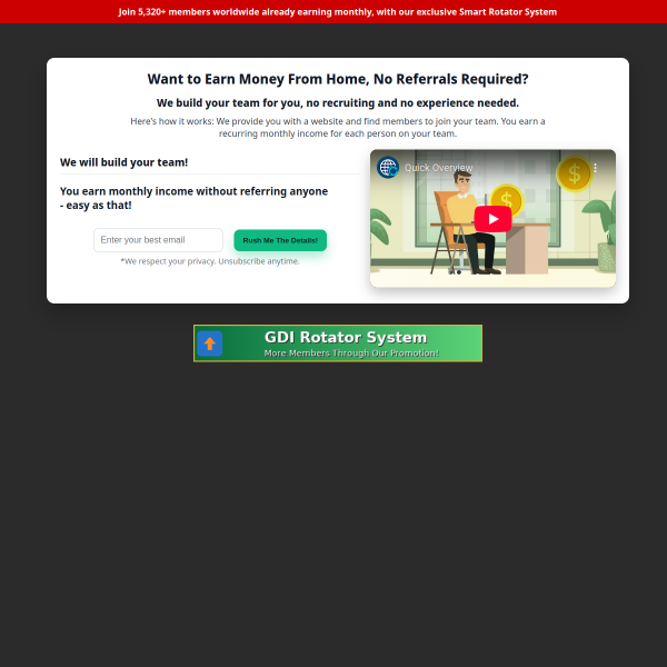 FREE To Sign Up! FREE Rotator Gets YOU Sign Ups!