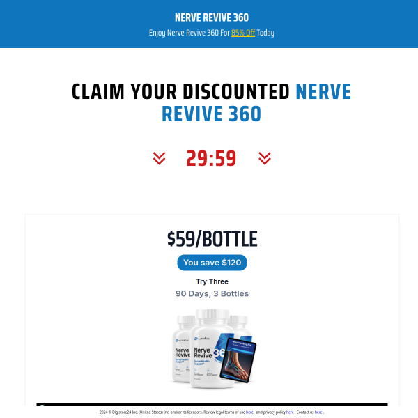 Ready to tackle whatever the day throws at you…   NERVE REVIVE 360.