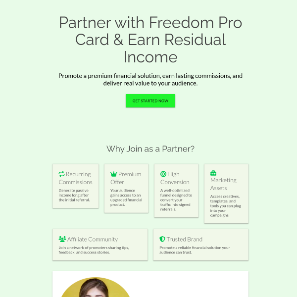 Partner with Freedom Pro Card & Earn Residual Income