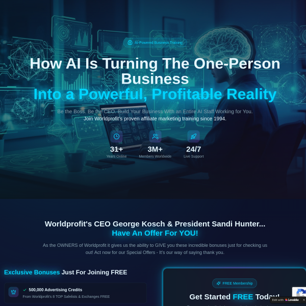 Get Started FREE with AI Business Training and Massive Bonuses