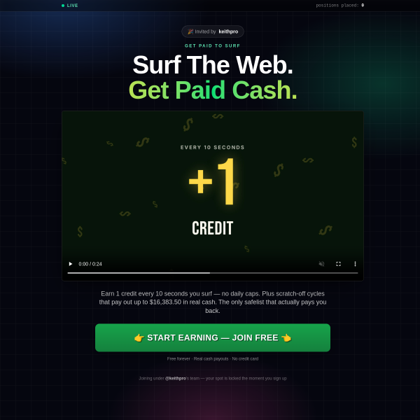 Earn While You Surf 🏄 2x15 Spillover Matrix