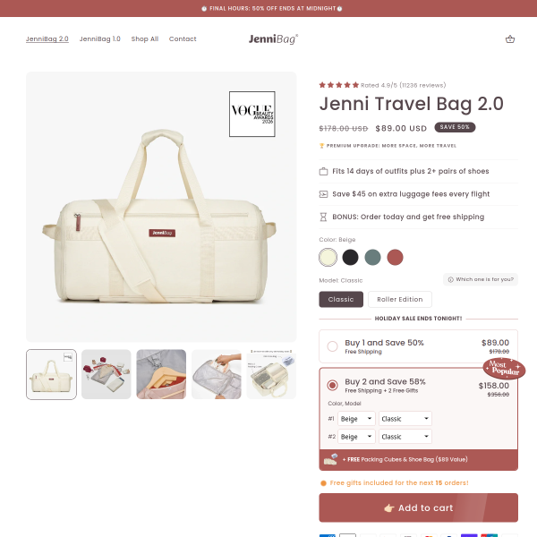 JenniBag: Travel Like a Pro, Everywhere You Go