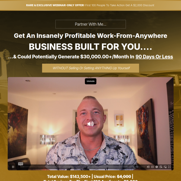 $30,000.00+/Month In 90 Days Or Less