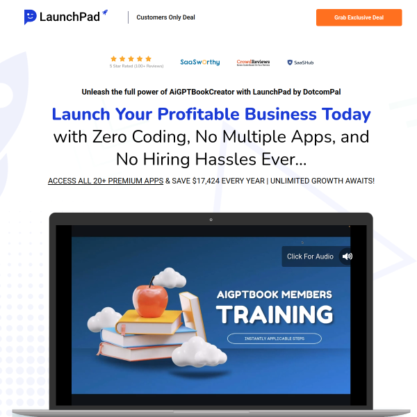 AiGPTBookCreator with LaunchPad by DotcomPal