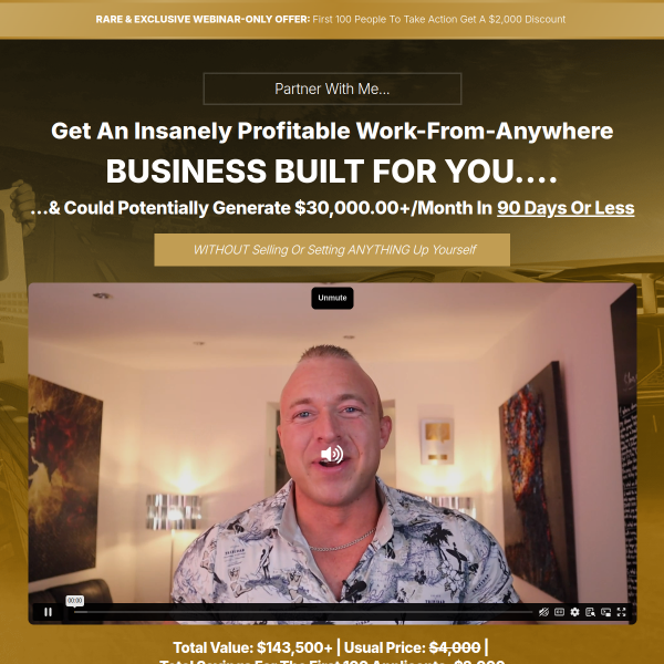 7-Figure Accelerator - WITHOUT Selling Or Setting ANYTHING Up Yourself