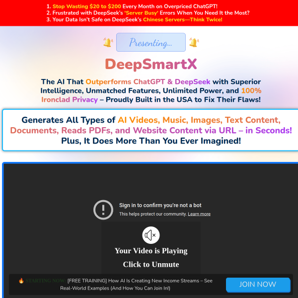 ❌STOP paying $200 for ChatGPT – Get DeepSmartX in just $37 one-time