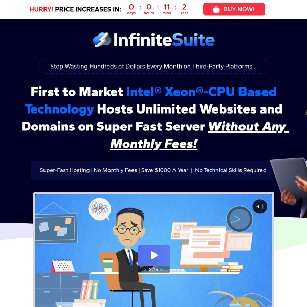 InfiniteSuite Discount + DFY Review Sites Add-on