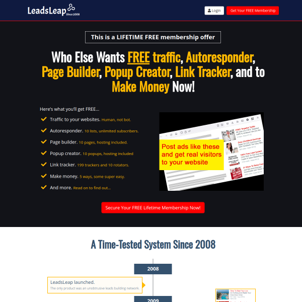 Get Your Free Access To This Powerful Traffic System!