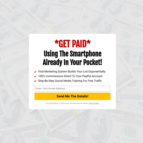 *GET PAID* Using The Smartphone Already In Your Pocket!