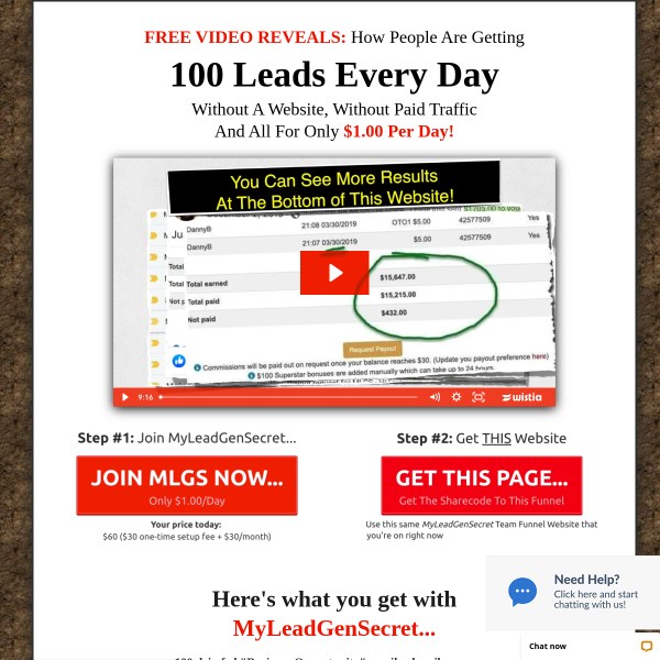 Automated Lead System—100-200 Daily!