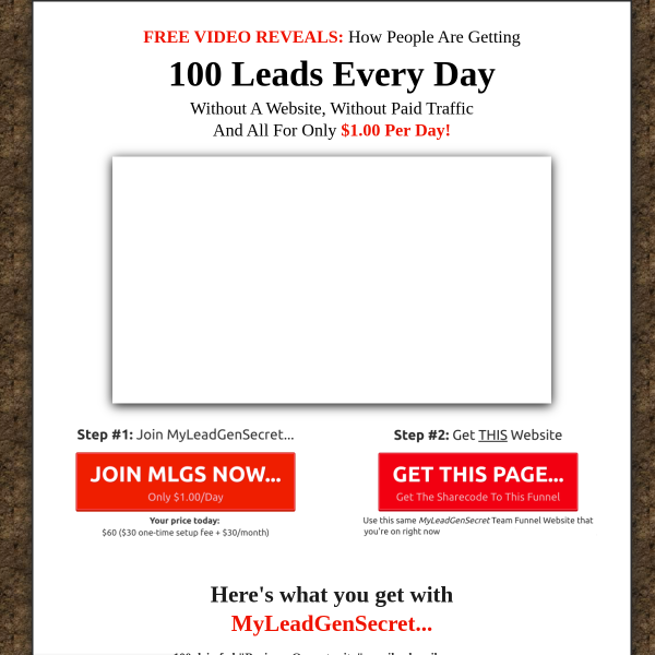 Website? Nope  Ads? Nope  100 leads? YES  Watch now!