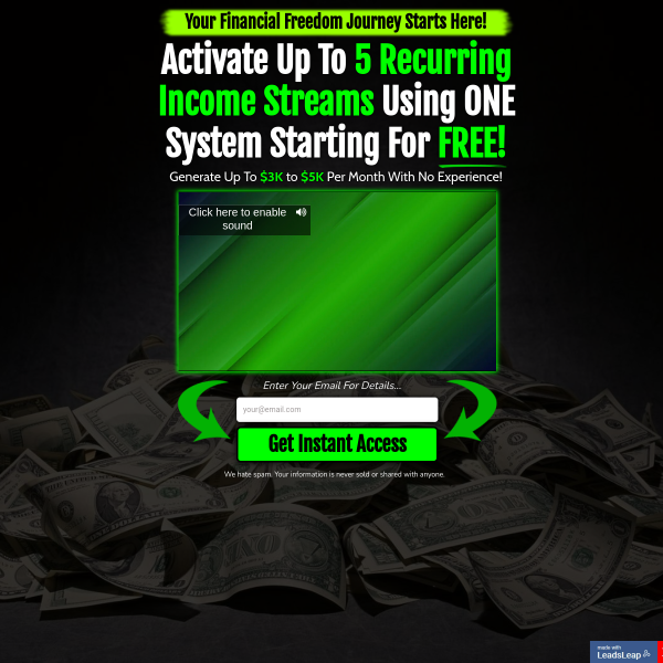 Clone my $5K per month system for free!
