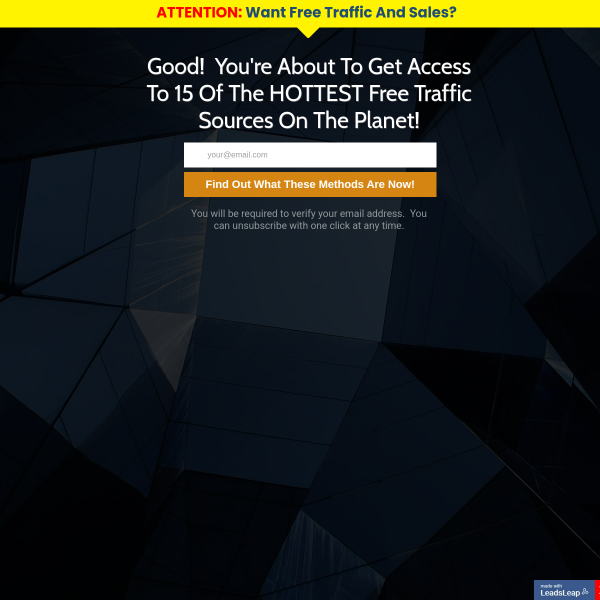 ATTENTION: Want Free Traffic And Sales?