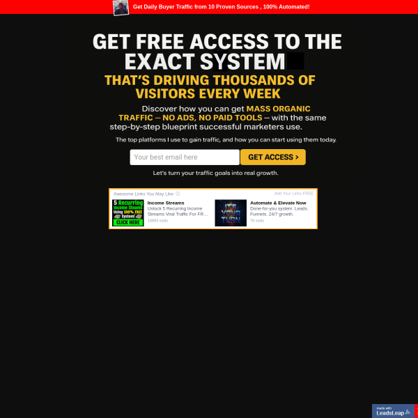 Ever wonder why your traffic won’t grow?