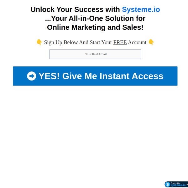 Free Highly Converting Landing Page for All Your Online Business