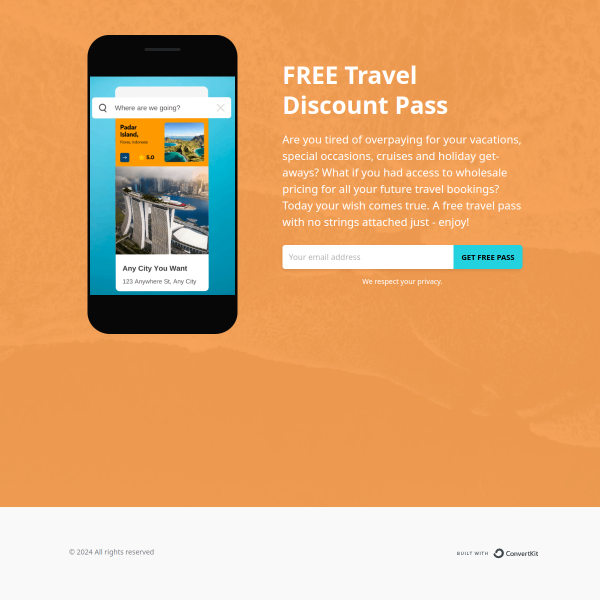 Get Your FREE Travel Pass