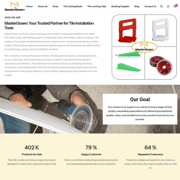 Why MasterGosen is the Go-To Brand for Tile Professionals