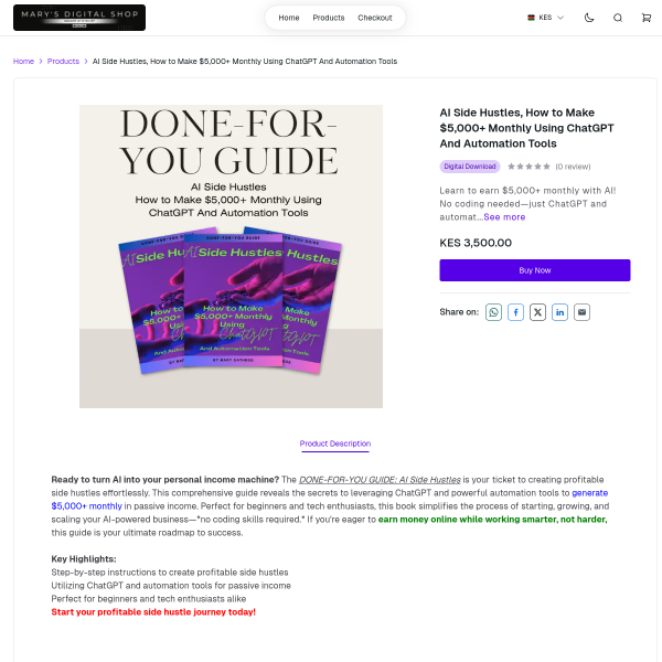 AI Side Hustles, How to Make $5,000+ Monthly Using ChatGPT And Automation Tools