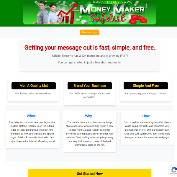 Money Maker Safelist