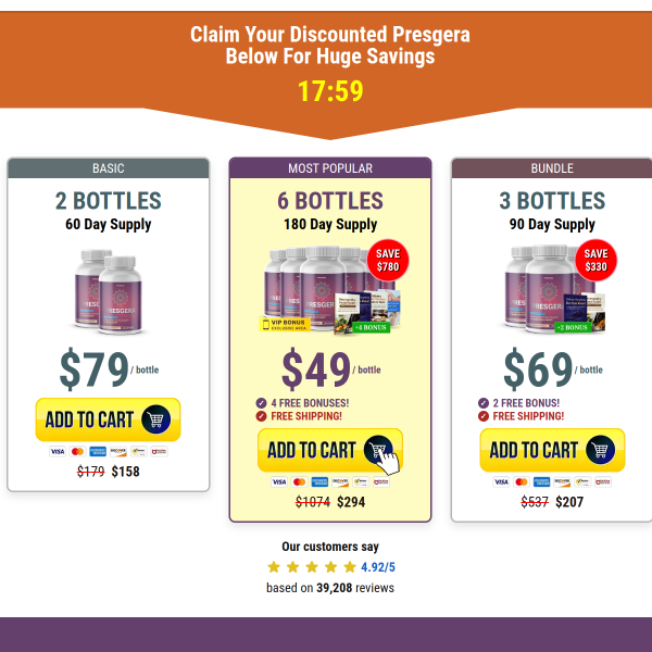 Presgera - cápsulas para melhorar a audição (CPS)