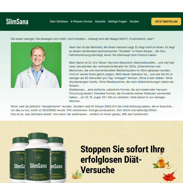 German Weight Loss Supplement (DACH Market)