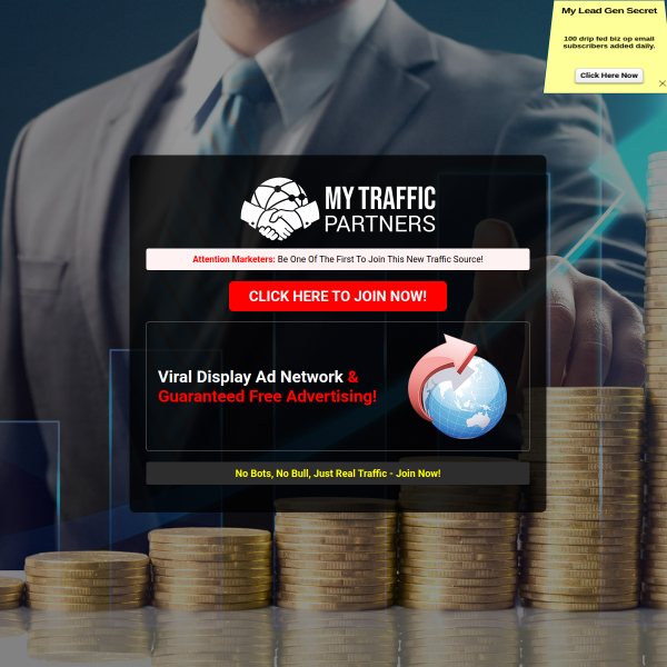 🚀 Unlimited Traffic & Big Commissions with My Traffic Partners!