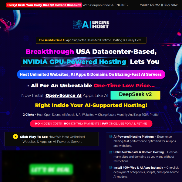 🚀 Unlimited Lifetime Web Hosting – Pay Once, Host Forever!