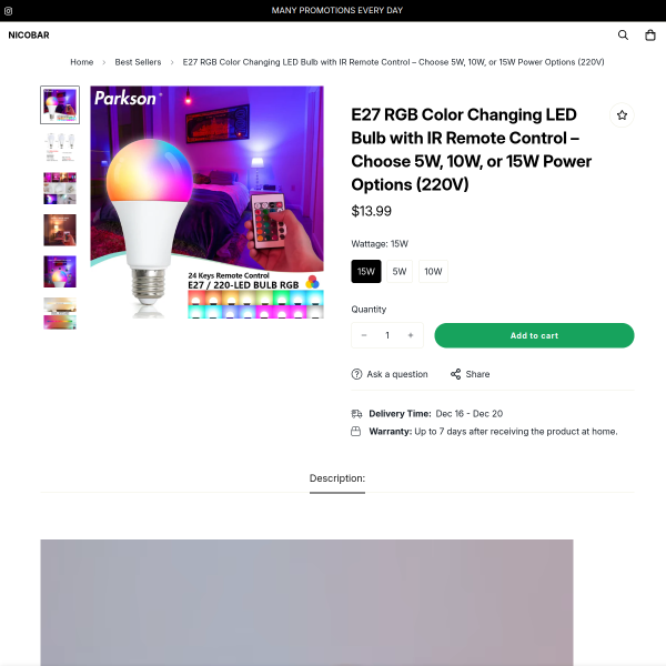 RGB Color Changing LED